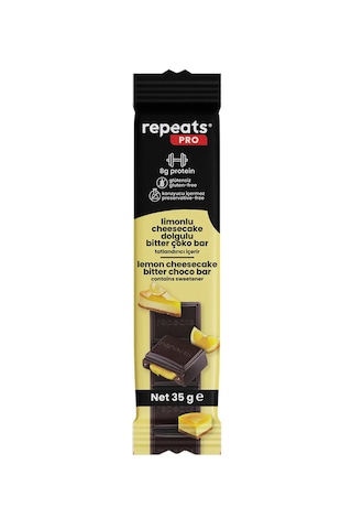 Pro Yüksek Proteinli Limonlu Cheesecake Dolgulu Bitter Çoko Bar 3