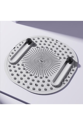 Soulader Evde Rahatlatıcı Yoga Ve Ayak Masajı İçin Çift Parça 55 Cm Terapi Pedi Gri