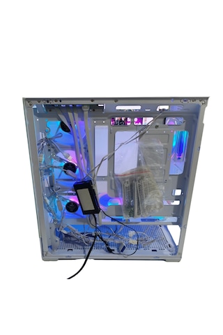 Zoko Alpha 7x120mm Argb Fan+kontrolcü+kumanda Pc Boş Beyaz Kasa