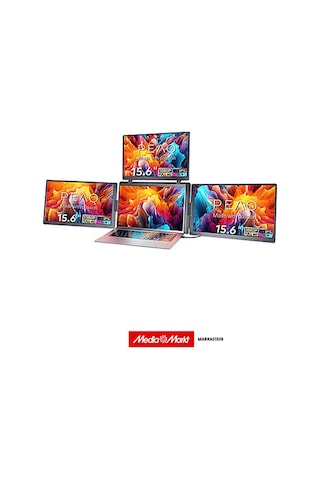 Peaq Pmo P150-ftb 15.6'' Full Hd 60 Hz Ips Üçlü Taşınabilir Laptop Monitörü