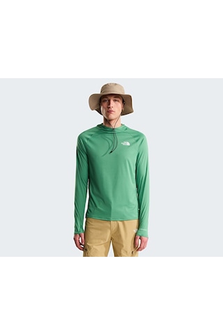 The North Face M Sunriser Hoodie Erkek Outdoor Uzun Kollu Tişört Nf0a8bn8g571mavi Mavi