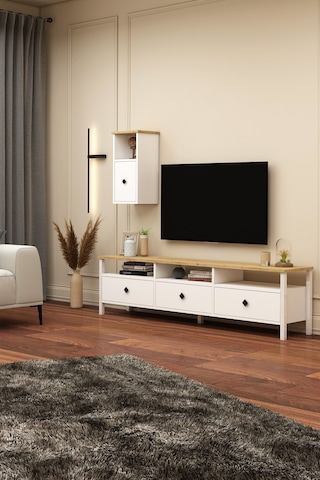 Remy Tv Ünitesi 180 Tv-d1 Sepet - Beyaz Sepet - Beyaz