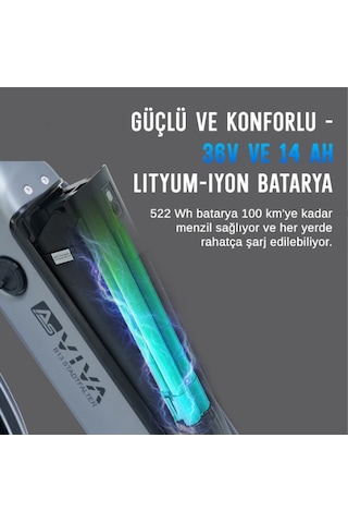AsVIVA B14T 27,5'' Orta Motorlu Hollanda Elektrikli Bisiklet – Dayanıklı & Konforlu E-Bike