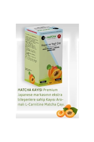 Bilge Matcha Premium Japenese Kayısı ve Yeşil Çay İçeren Toz Takviye Edici Gıda 20 x 8 G