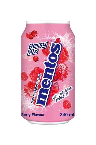 Mentos Hindistan Cevizi Jölesi Parçacıklı Karışık Orman Meyvesi Aromalı İçecek 340 ML