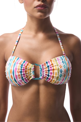 Penti Çizgili Mae Straplez Bikini Üstü