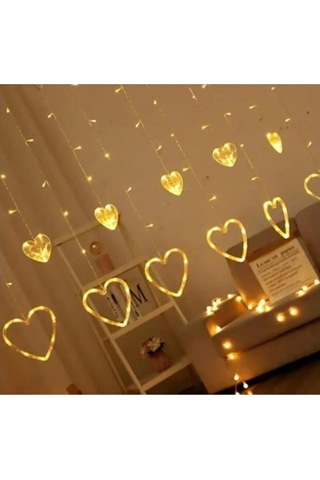 Kalp Şeklinde Gün Işığı 3 Metre Uzunluğunda Led Işık Sarı
