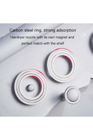 Tongxida Altın Saç Rafı, Monte Makinesi Tutucu, Kurutma Tutucu, Gümüş Renk, Duvara Deliksiz Montaj, Küçük Evler İçin Çok Kulla Diğer