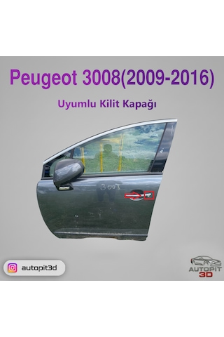 Peugeot 3008 2009 2016 Uyumlu Kilit Kapağı