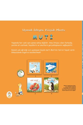 Uçmak İsteyen Küçük Martı Muti – Resimli Hikâye Kitabı
