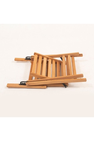 Minderli Loretta Masa Sandalye Seti 4+1 Ahşap Bahçe Balkon Teras Katlanır Set 120x70 Cm-antrasit Antrasit