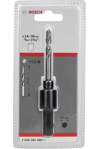 Bosch Altıgen Şaftlı 14-30 mm Pançlar İçin Adaptör, Anahtar Ağzı 9,52 mm 2609390588