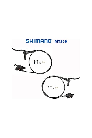 Shimano Bl-mt200+br-mt200 Ön1000mm+arka2000mm Hidrolik Disk Fren Seti Takımı Kutusuz
