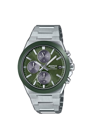Casio Efs-s650d-3adf Güneş li Kronograf Erkek Kol Saati Metalik Gri