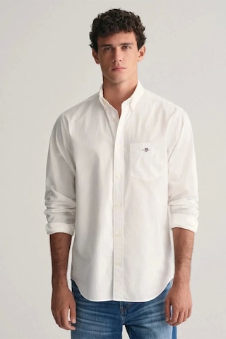 Gant Erkek Beyaz Regular Fit Gömlek Beyaz