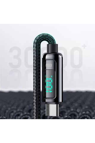 Mcdodo Ca-8820 Type-c Type-c 100w Pd Dijital Ekranli Data-şarj Kablosu 5a 1.2m, Sku: Smg8690010141651