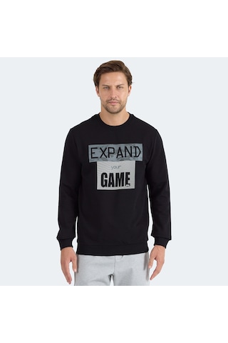 Slazenger RUBIO Erkek Sweatshirt Siyah