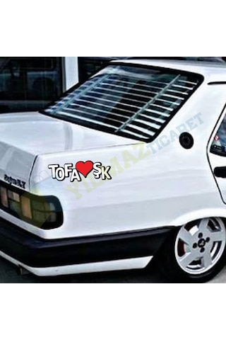 Tofaş Tofaşk Oto Sticker Araba Yapıştırma Etiket Kaliteli Folyo
