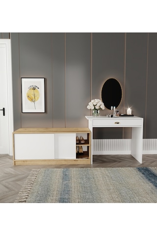 Julia Makyaj Masası , 2 Kapaklı Tv Ünitesi