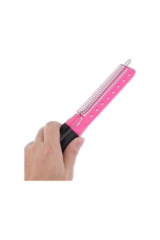 Venturemart Tipi Saç Düzleştirici Tarak Çok Fonksiyonlu Saç Fırçası Berber Kuaför Saç Düz Anti-statik F