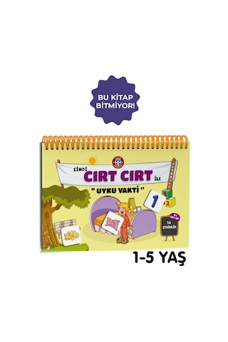 Şimdi Cırt Cırt Ile Uyku Vakti Etkinlik Kitabı