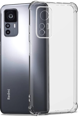 Xiaomi Mi 12t Pro Kılıf Şeffaf Anti Şok Kamera Korumalı Telefon Kılıfı Kapak