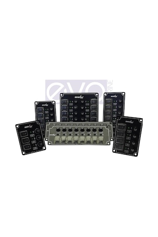 Sealux 3'Lü Dikey, Izoleli, Switch Panel, Sigortalı