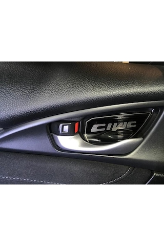 Oled Garaj Honda Civic FC5 İçin Uyumlu Kapı Açma Kolu Kaplama Füme