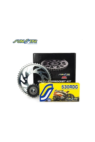 Zincir Dişli Seti Trıumph Tıger 1050 Cc 2007-2013 / Trıumph / Tıger / 1050cc / Zincir: Sunstar 530rdg Çelik -114 / Ön-arka Dişli: Jt 18t-44t /