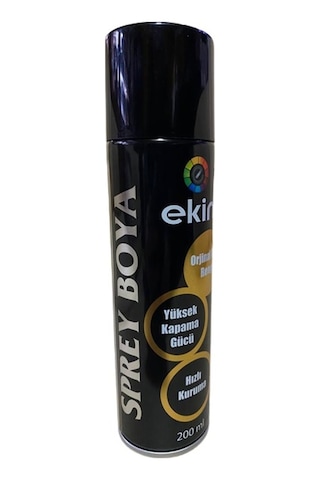 Ekin Sprey Boya 200 ML Siyah