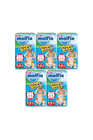 Molfix Swimming Pants Mayo Bez 5 - 6 Numara 50 Adet 5'li