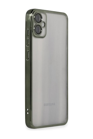 Vaveni Samsung Galaxy A05 Uyumlu Kılıf Lensli Silikon - Yeşil Arz