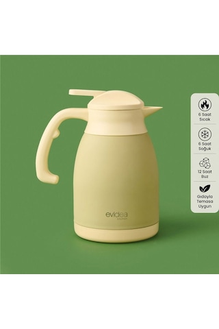 Evidea Kitchen Çay Termosu - Bej - 1,5 Lt Bej