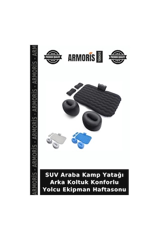 Suv Araba Kamp Yatağı Arka Koltuk Konforlu Yolcu Ekipman Haftasonu