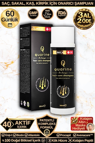 Dr. Sammy's Quarine Premium Şampuan 250ml Dökülen