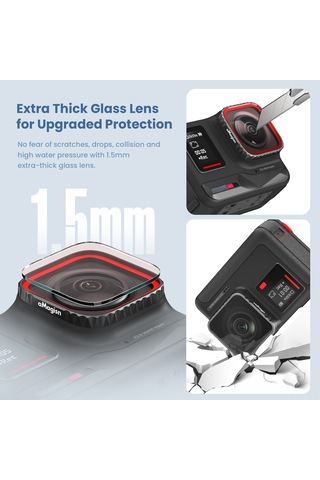 Singree Insta360 Ace Pro Uyumlu Nd8+nd16+nd32+nd64 Su Geçirmez Spor Kamera Filtre Seti Çok Renkli