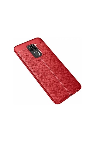 Xiaomi Redmi Note 9 Kılıf Zore Niss Deri Desenli Silikon Kılıf