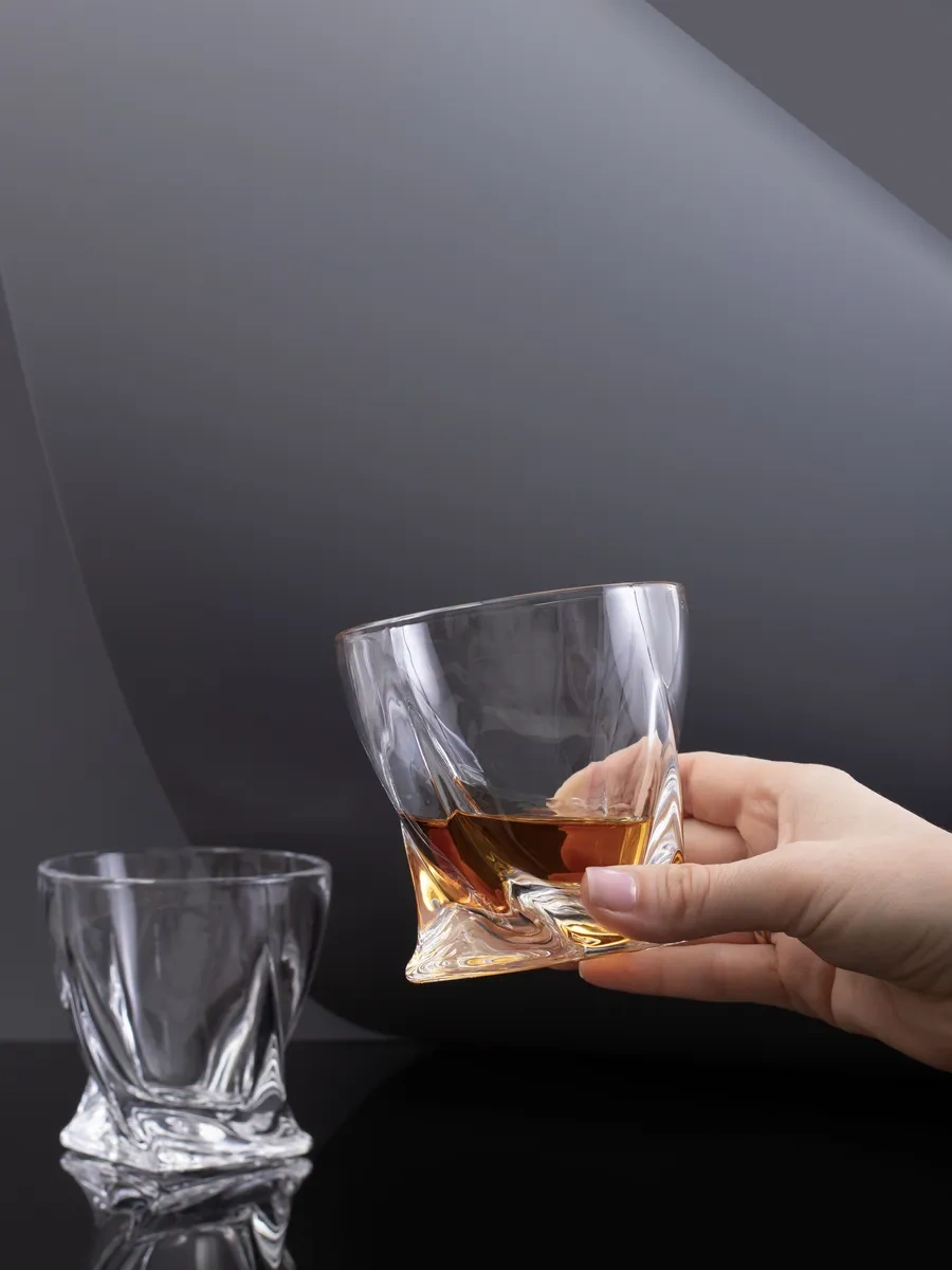 Aura Of Bohemia Cam Bardağı Dönen 2'li Buz Kalıbı 266508731 Şeffaf Kristal