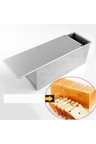 Narkalıp Baton Tost & Ekmek Kalıbı Kapaklı 10x10x25 Cm