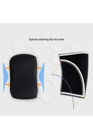 Dizlik Ağırlık Kaldırma - Model A Siyah Kırmızı M İçin Kaymaz Ve Şok Emici Destek