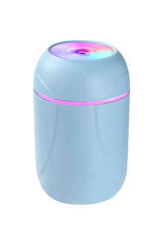Hangfox Usb Şarjlı Mavi Renkli Kupa Nemlendirici: Nano Atomizasyon, Renkli Işık, Sessiz Çalışma, Ev Ve Araç İçin Nem Arttırıcı-parfümleyici