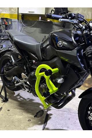 Yamaha Mt09 Uyumlu Ön Koruma Demiri Neon Sarı