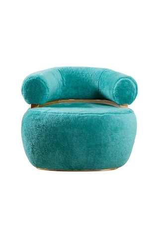 Miss Worble Fox Pofuduk Berjer Tekli Koltuk Yeşil