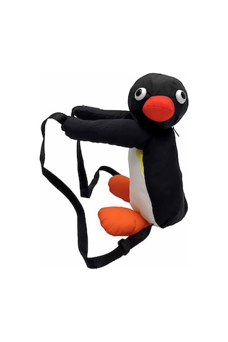 Dofolink Penguen Şekilli Nylon Sırt Çantası - 70cm Askı, 18x38x8cm, 0.1kg - Dayanıklı, Hafif Ve Pratik Günlük Kullanim Çok Renkli