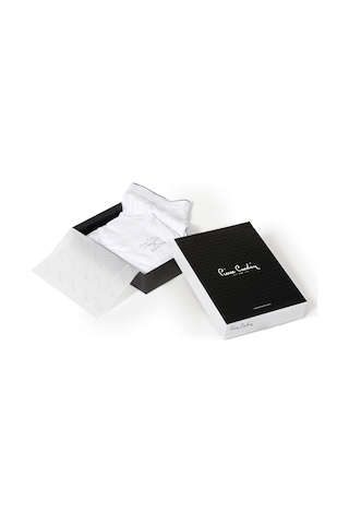 Pierre Cardin Erkek Stretch Atlet Boxer Takım 3 Adet Beyaz