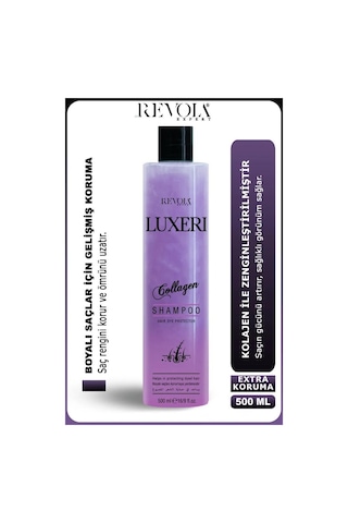 Revola Luxeri Şampuan Boyalı Saçlar İçin Koruma 500 Ml Kolajen Boyalı