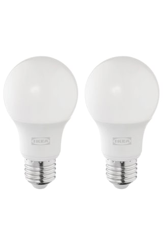 Ikea Solhetta Led Ampul E27 Işık Rengi: Sıcak Beyaz 2700 Kelvin 806 Lm X 2 Adet 2 Li Paket
