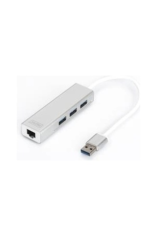 Digitus Da-70250 3 Port 3.0 + Ethernet Siyah Kdo