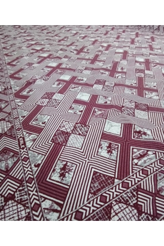 Savan Dokuma Halı Örtüsü 6m² Bordo
