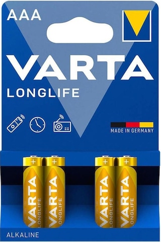 Longlife Extra Alkalin İnce Pil - Aaa - 4'lü